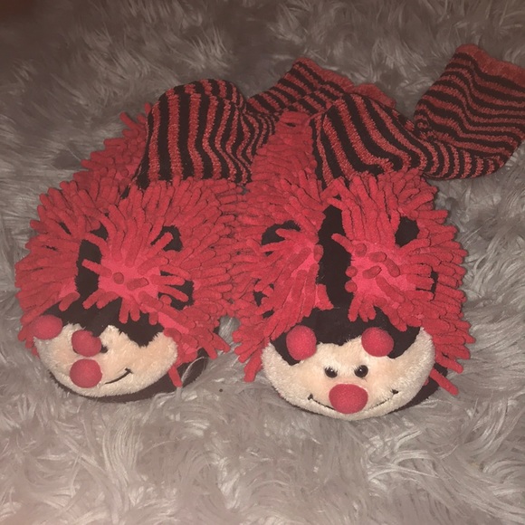 Lady Bug Slippers - Picture 2 of 3